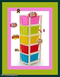 5 Xl Plastic Modular Drawer System For Home, Office, Hospital, Parlor, School, Doctors, Home And Kids