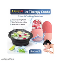 Combo Pack of Silicone ice Face Bowl and Ice Roller, Face Bowl For Face Washing and Ice Roller For Face Massger